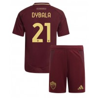 AS Roma Paulo Dybala #21 Hemmatröja Barn 2024-25 Kortärmad (+ Korta byxor)